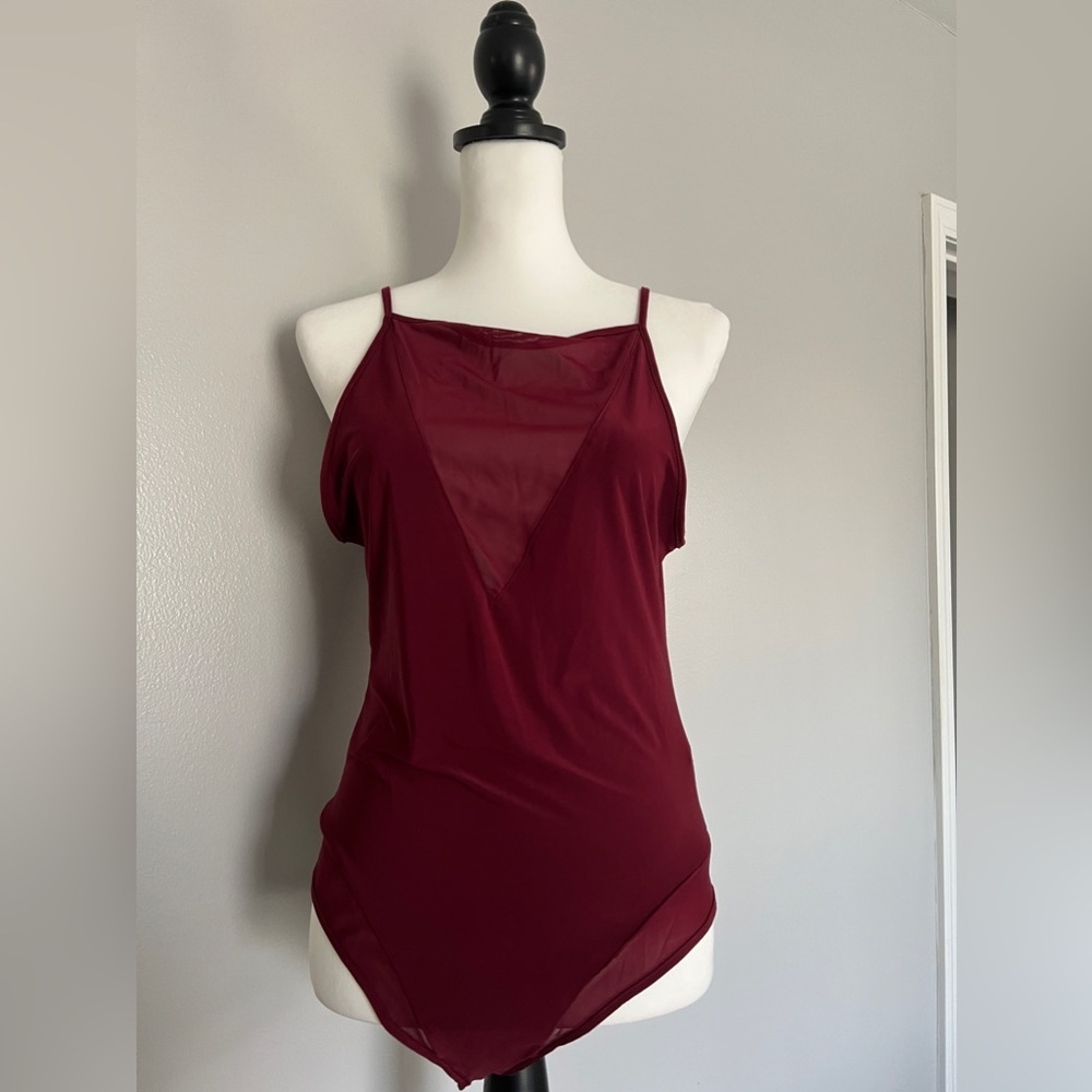 Maroon Body Suit
